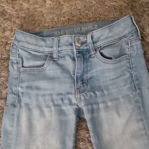 American Eagle Outfitters Light Blue High Rise Jeans